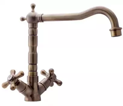 Смеситель для кухонной мойки «Swedbe» Selene 7142 бронза