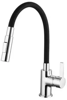 Смеситель для кухонной мойки «Tokito» Aisai TOK-AIS-1016 хром/чёрный