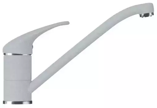 Смеситель для кухонной мойки «Tolero» Низкий платина