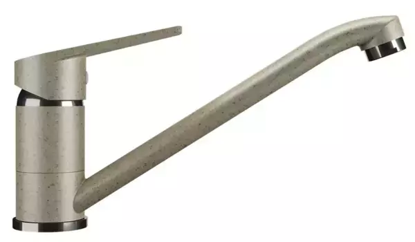 Смеситель для кухонной мойки «Ulgran» Practik PR-01-002 слоновая кость