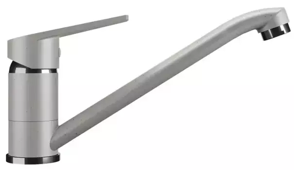 Смеситель для кухонной мойки «Ulgran» Practik PR-01-001 белый камень