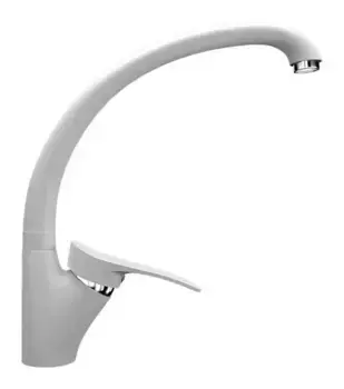 Смеситель для кухонной мойки «Ulgran» U-001-341 ультра-белый