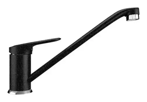 Смеситель для кухонной мойки «Ulgran» U-004-308 чёрный