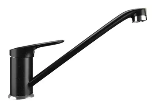 Смеситель для кухонной мойки «Ulgran» U-004-344 ультра-чёрный