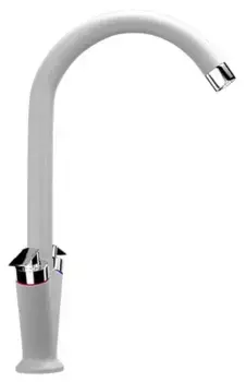 Смеситель для кухонной мойки «Ulgran» U-011-341 ультра-белый
