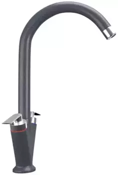 Смеситель для кухонной мойки «Ulgran» U-011-343 антрацит