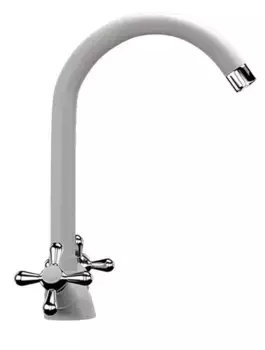 Смеситель для кухонной мойки «Ulgran» U-012-331 белый