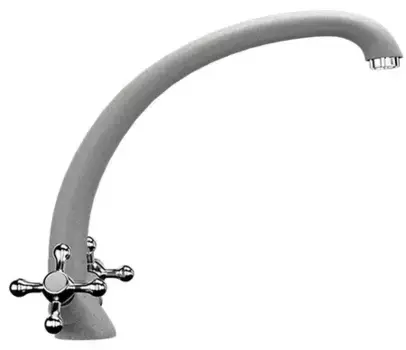 Смеситель для кухонной мойки «Ulgran» U-013-310 серый