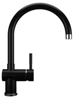 Смеситель для кухонной мойки «Ulgran» U-021-344 ультра-чёрный