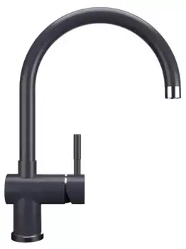 Смеситель для кухонной мойки «Ulgran» U-021-343 антрацит