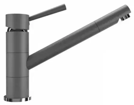Смеситель для кухонной мойки «Ulgran» U-025-342 графит