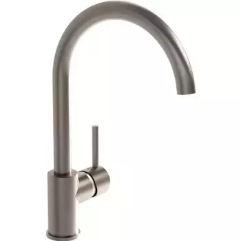 Смеситель для кухонной мойки «Vitra» Minimax S A4209134EXP матовый никель