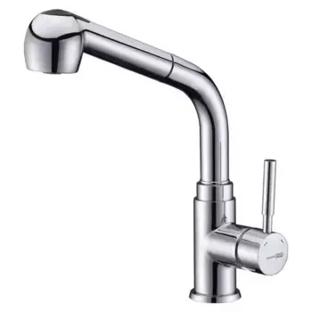 Смеситель для кухонной мойки «WasserKRAFT» Main 4166 с выдвижным изливом хром