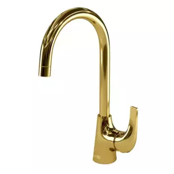 Смеситель для кухонной мойки «WasserKRAFT» Sauer 7107 золото
