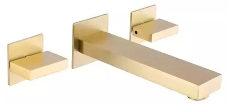Смеситель для раковины «Abber» Daheim AF82122G матовое золото