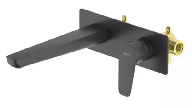 Смеситель для раковины «Акватек» Бетта AQ1113MB чёрный матовый