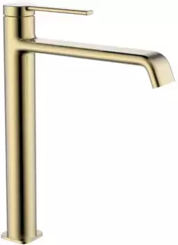 Смеситель для раковины «AQUAme» Asti AQM6414BG шлифованное золото