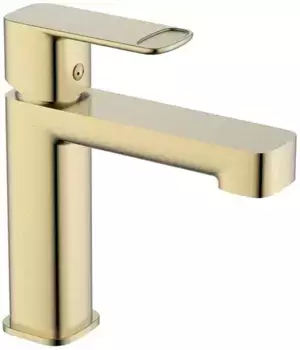 Смеситель для раковины «AQUAme» Parma AQM6610BG шлифованное золото