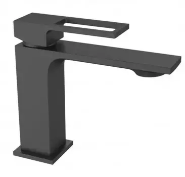 Смеситель для раковины «Belbagno» Luce LUC-LVM-NERO с донным клапаном чёрный