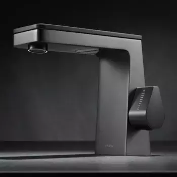 Смеситель для раковины «Black & White» Universe U7750GM тёмно-серый