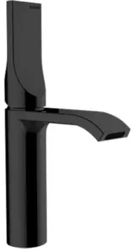 Смеситель для раковины «Bossini» Apice E89603.073 с донным клапаном чёрный матовый