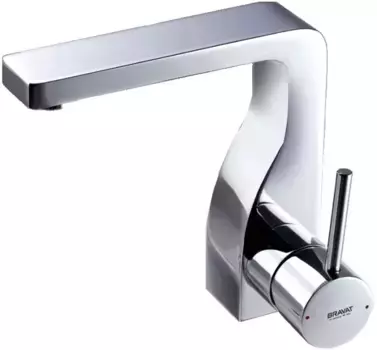 Смеситель для раковины «Bravat» Arc F16061C-2-ENG с донным клапаном хром