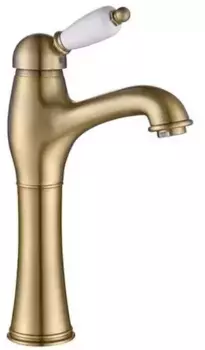 Смеситель для раковины «Caprigo» Adria Uno 02-525-vot с донным клапаном бронза