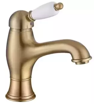 Смеситель для раковины «Caprigo» Adria Uno 02-520-vot с донным клапаном бронза