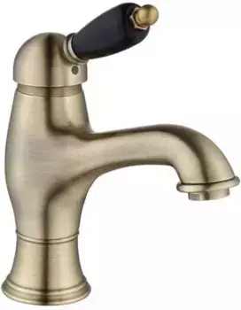 Смеситель для раковины «Caprigo» Adria Uno Black Edition 02B-520-vot с донным клапаном бронза