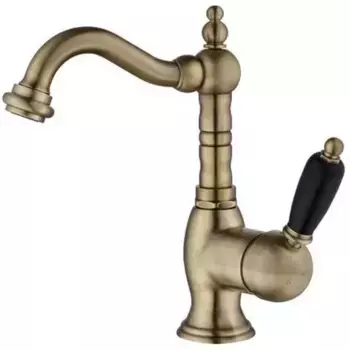 Смеситель для раковины «Caprigo» Adria Uno Black Edition 02B-524-vot с донным клапаном бронза