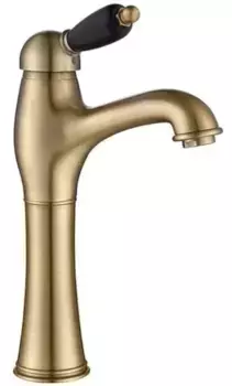 Смеситель для раковины «Caprigo» Adria Uno Black Edition 02B-525-vot с донным клапаном бронза