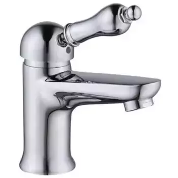 Смеситель для раковины «Caprigo» Adria Uno Metal Edition 02M-522-crm с донным клапаном хром