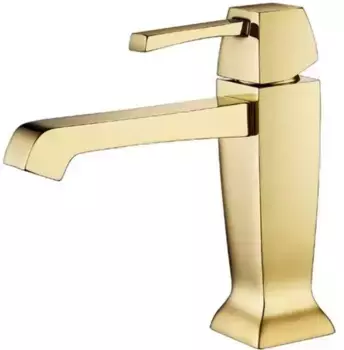 Смеситель для раковины «Caprigo» Diamante 50-020-oro с донным клапаном золото