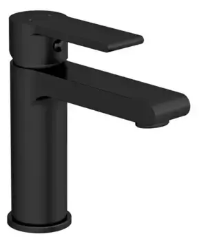 Смеситель для раковины «Cersanit» Brasko Black 63107 с донным клапаном чёрный