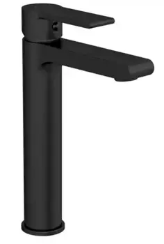 Смеситель для раковины «Cersanit» Brasko Black 63111 с донным клапаном чёрный