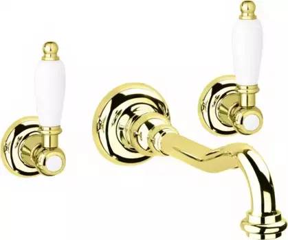 Смеситель для раковины «Cezares» FIRST-BLS1-03/24-Bi золото