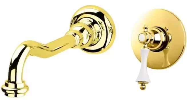 Смеситель для раковины «Cezares» MARGOT-BLS1-03/24-Bi золото