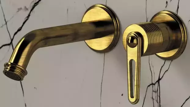 Смеситель для раковины «Daniel» Brooklyn BY632PDP брашированное золото