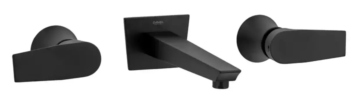 Смеситель для раковины «Daniel» Diva DV502215 чёрный матовый