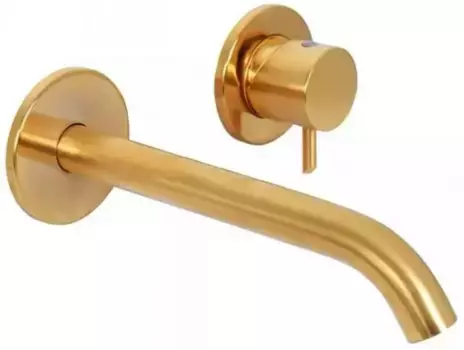 Смеситель для раковины «Daniel» Tokyo TK632PLDP брашированное золото