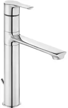 Смеситель для раковины «E.C.A.» Luna 102108974EX с донным клапаном хром