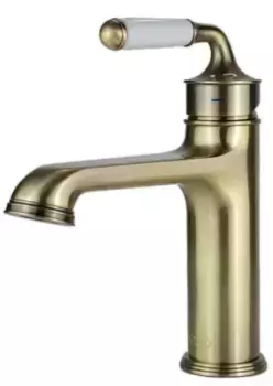 Смеситель для раковины «ESKO» Prague PG 26 с донным клапаном бранза