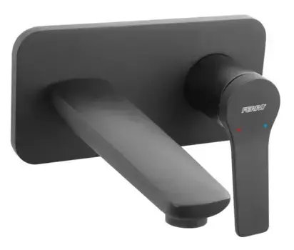 Смеситель для раковины «Ferro» Stratos BSC3PABL чёрный матовый