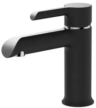 Смеситель для раковины «Grossman» Alba 510.K35.06.100/210 чёрный/хром