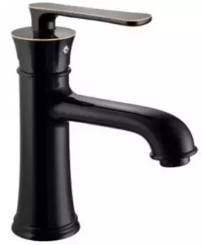 Смеситель для раковины «Haiba» HB10181-7 чёрный/медь