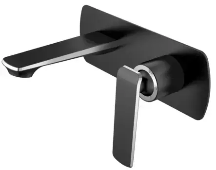 Смеситель для раковины «Haiba» HB80548-7 чёрный/хром