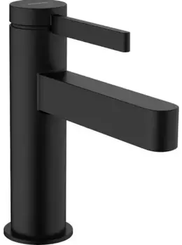 Смеситель для раковины «Hansgrohe» Finoris 76010670 с донным клапаном чёрный матовый