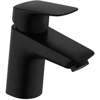 Смеситель для раковины «Hansgrohe» Logis 71077670 с донным клапаном чёрный матовый