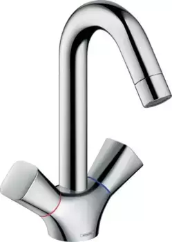 Смеситель для раковины «Hansgrohe» Logis 71222000 с донным клапаном хром
