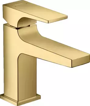 Смеситель для раковины «Hansgrohe» Metropol 32500990 с донным клапаном полированное золото